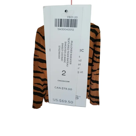 CHICO'S PULLOVER SWEATER - Picture 3 of 3